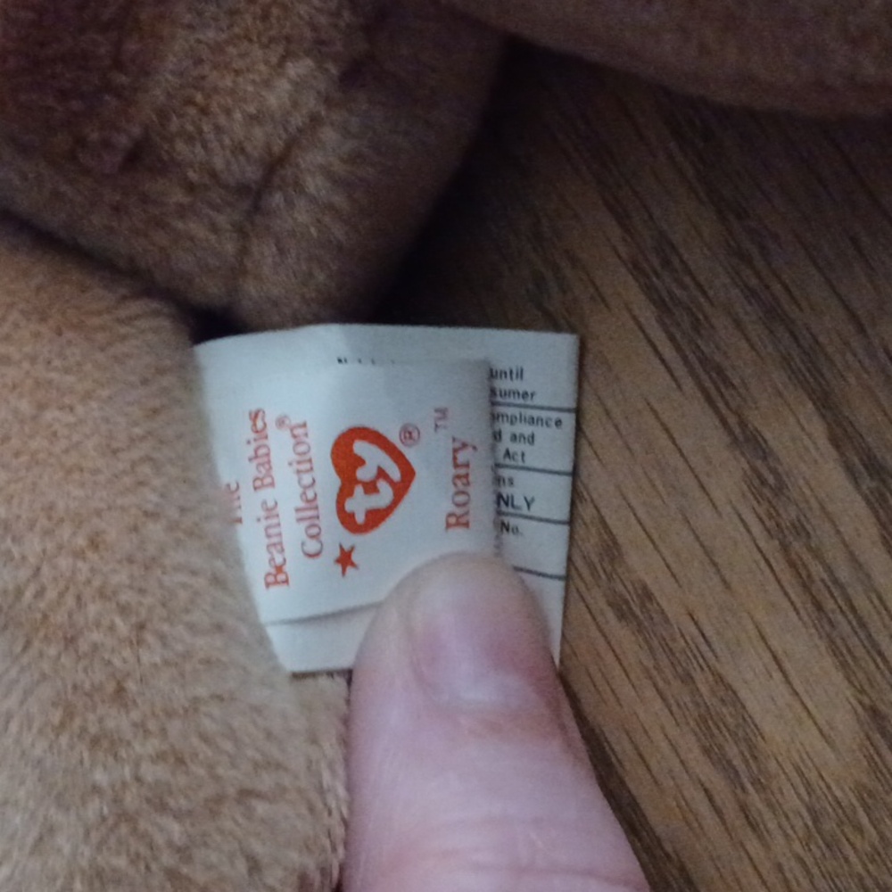 Ty 1997 Beanie Babies Roary The Lion - Picture 3 of 7